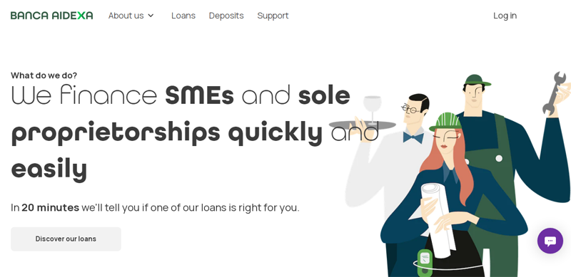 Banca AideXa Website