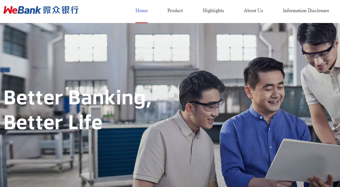 WeBank Website